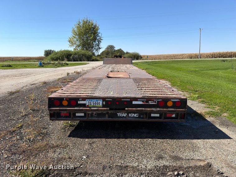image for item FB5956 2007 Trail King Industries TK80HD-483 drop deck equipment trailer
