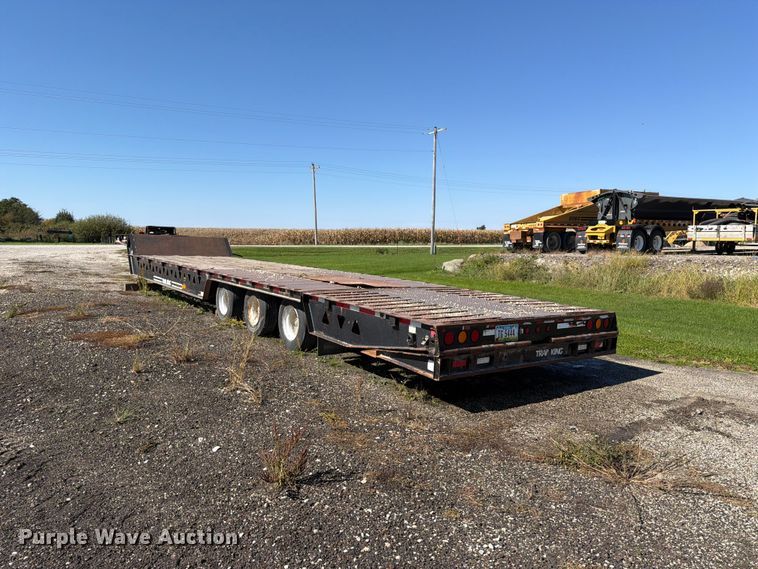 image for item FB5956 2007 Trail King Industries TK80HD-483 drop deck equipment trailer