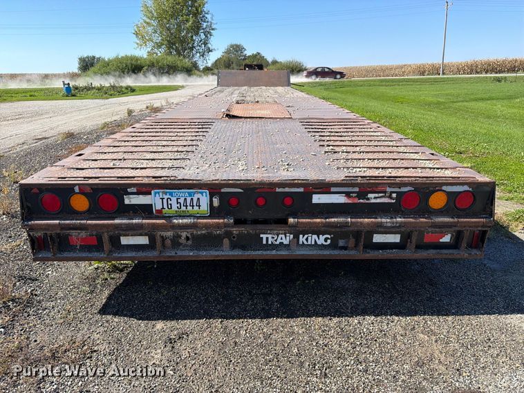 image for item FB5956 2007 Trail King Industries TK80HD-483 drop deck equipment trailer