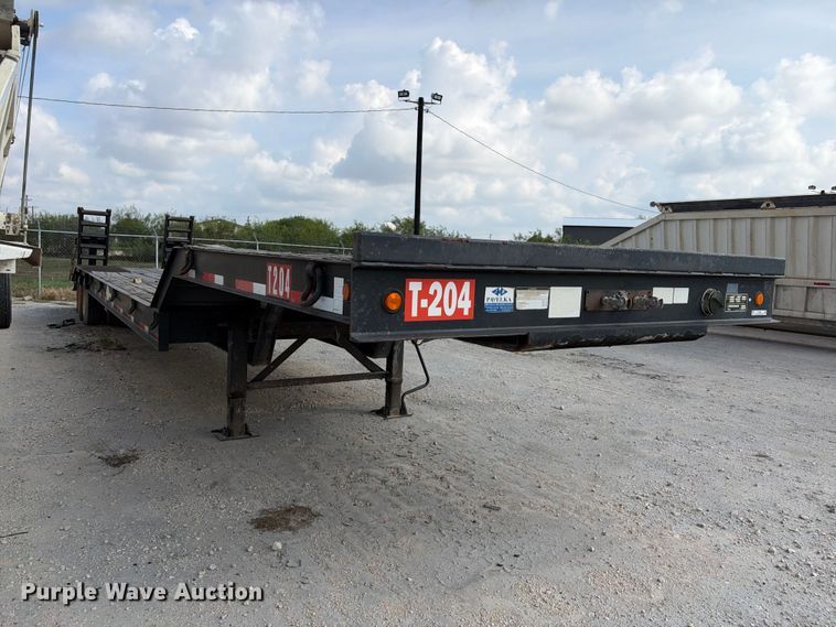image for item FB8359 2014 Viking VFD46R16F35T drop deck equipment trailer