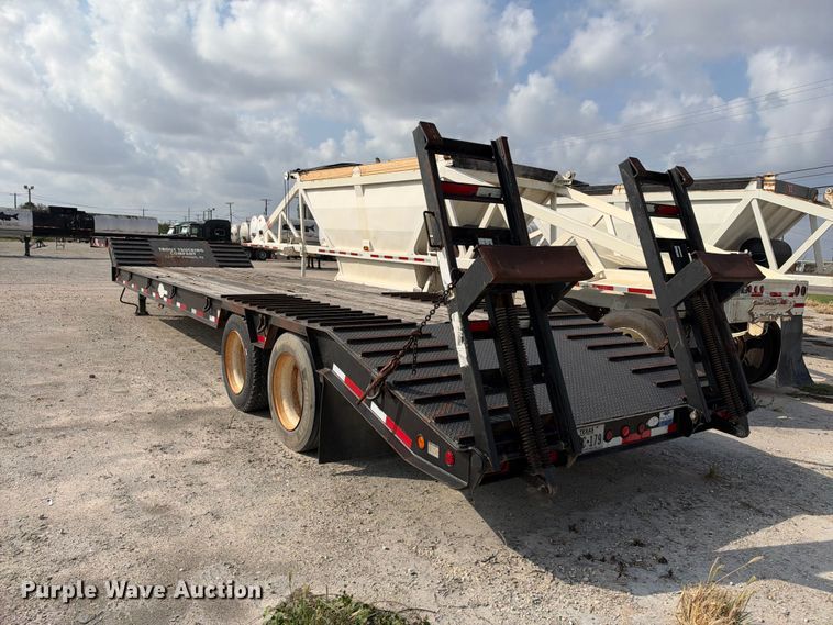 image for item FB8359 2014 Viking VFD46R16F35T drop deck equipment trailer