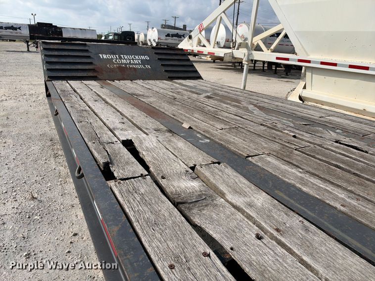 image for item FB8359 2014 Viking VFD46R16F35T drop deck equipment trailer