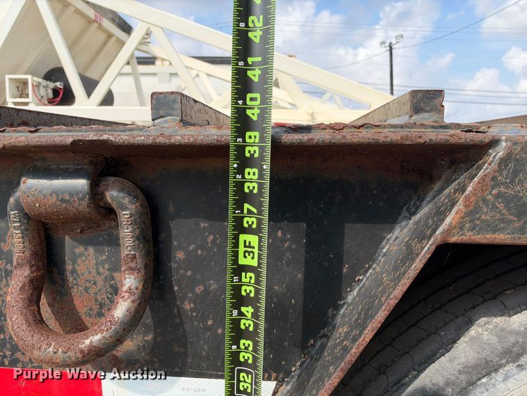 image for item FB8359 2014 Viking VFD46R16F35T drop deck equipment trailer