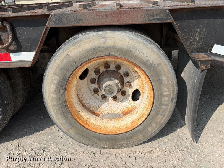 image for item FB8359 2014 Viking VFD46R16F35T drop deck equipment trailer
