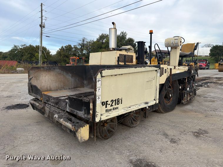 2007 Blaw-Knox PF-2181 paver