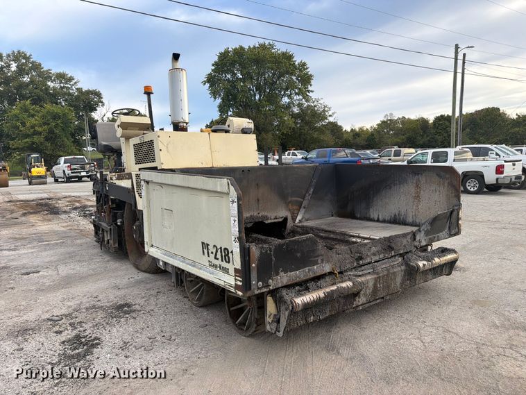 image for item FC3397 2007 Blaw-Knox PF-2181 paver