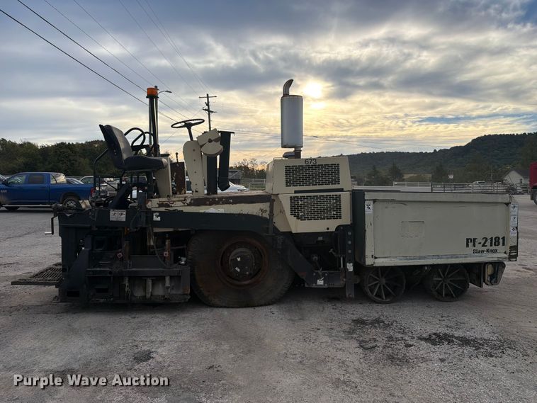 image for item FC3397 2007 Blaw-Knox PF-2181 paver