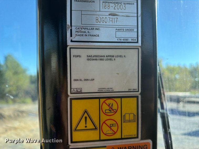 image for item FC3408 2008 Caterpillar D6N dozer