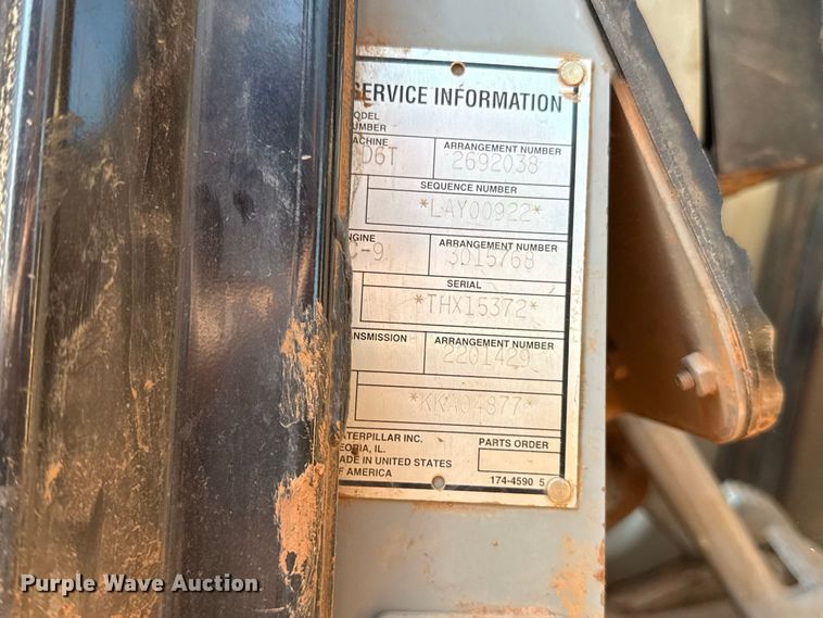 image for item FC4283 2008 Caterpillar D6T XL dozer