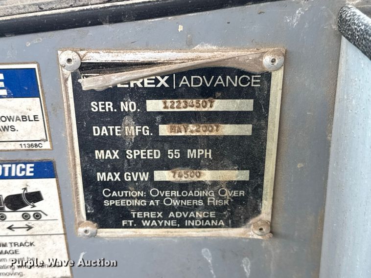 image for item FC4459 2007 Terex FD6000 ready mix truck