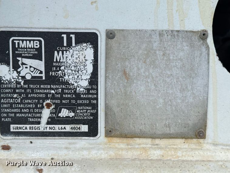 image for item FC4461 2005 Terex FD4000 ready mix truck