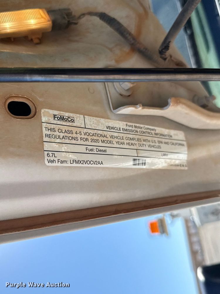 image for item FC4504 2020 Ford F550 bucket truck