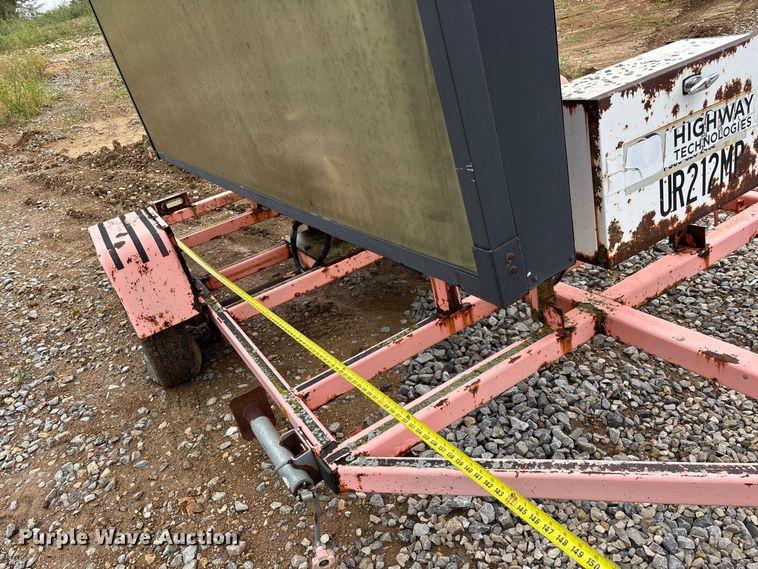 image for item FG0743 2003 Wanco arrow board trailer