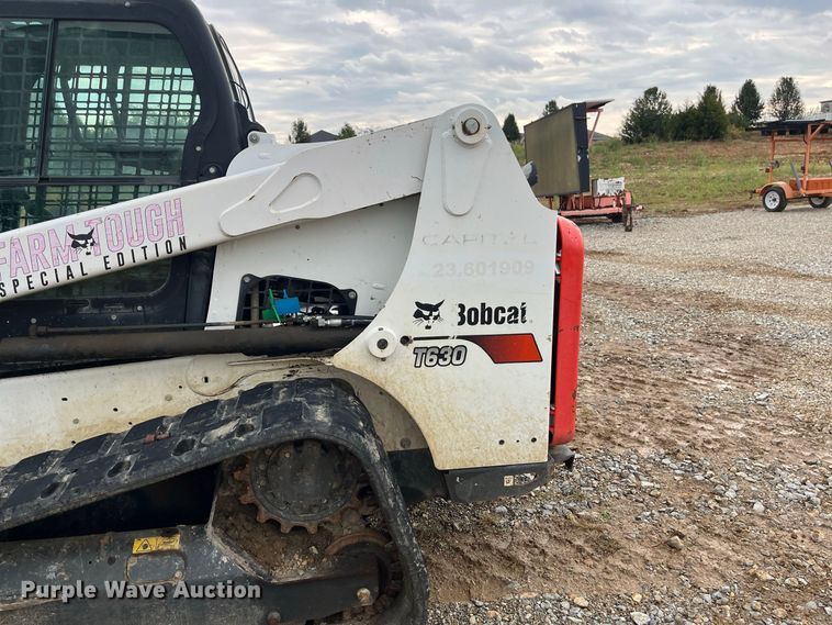 image for item FG0750 2019 Bobcat T630 Farm Tough Special Edition tracked skid steer loader