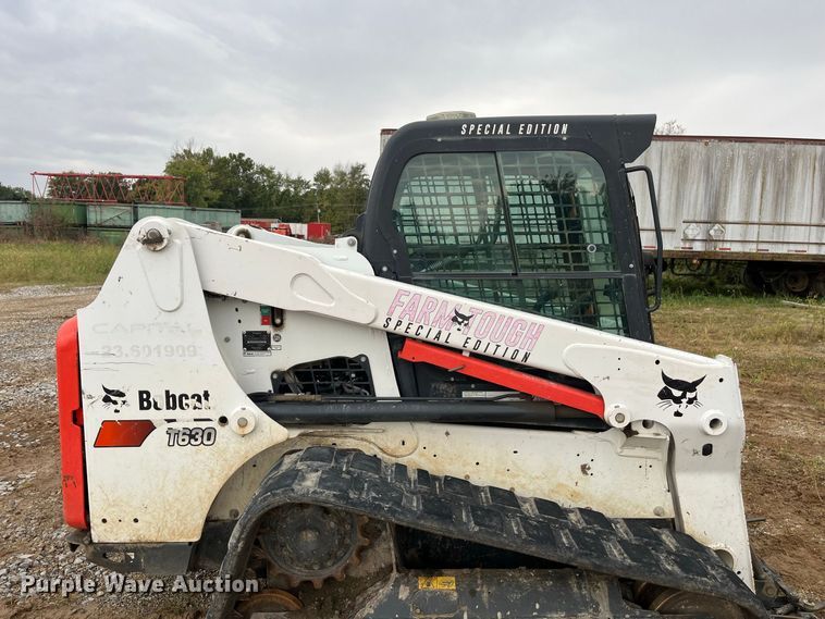 image for item FG0750 2019 Bobcat T630 Farm Tough Special Edition tracked skid steer loader