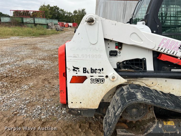 image for item FG0750 2019 Bobcat T630 Farm Tough Special Edition tracked skid steer loader