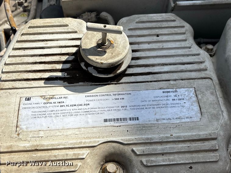 image for item FG0761 2012 Caterpillar C18 Acert engine