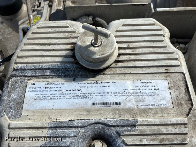 image for item FG0762 2012 Caterpillar C18 Acert engine
