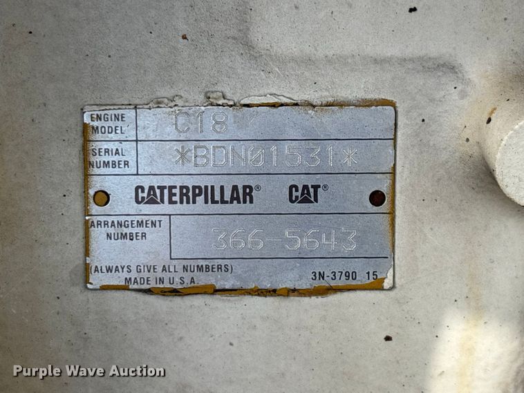 image for item FG0762 2012 Caterpillar C18 Acert engine
