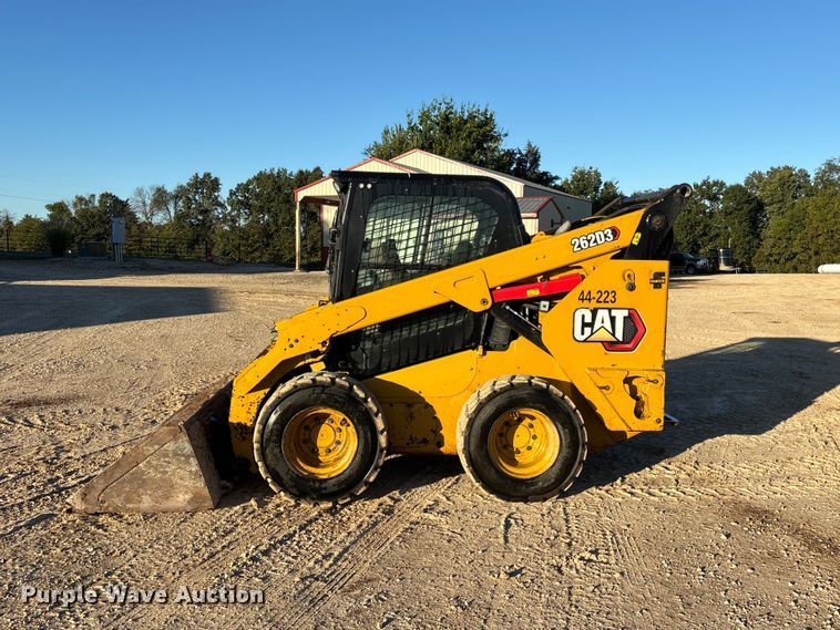 image for item FG0763 2020 Caterpillar 262D3 skid steer loader