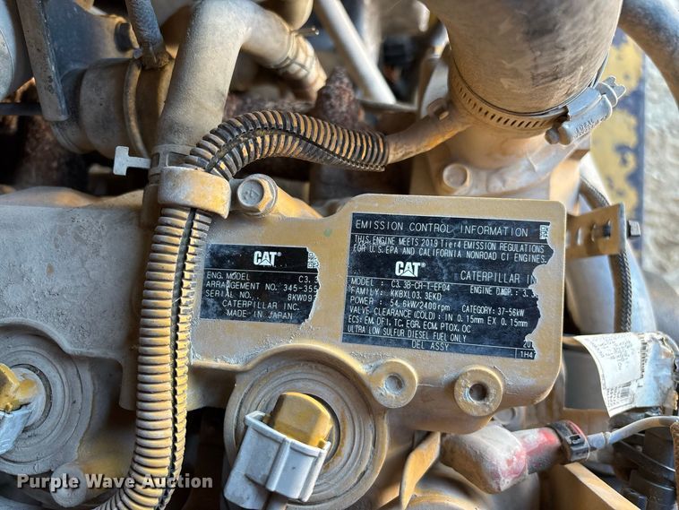 image for item FG0763 2020 Caterpillar 262D3 skid steer loader