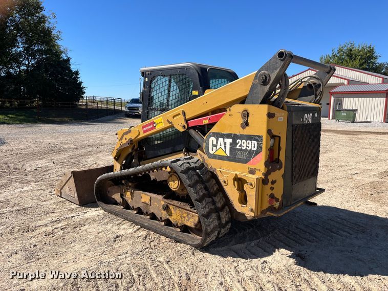 image for item FG0767 2014 Caterpillar 299D XHP tracked skid steer loader