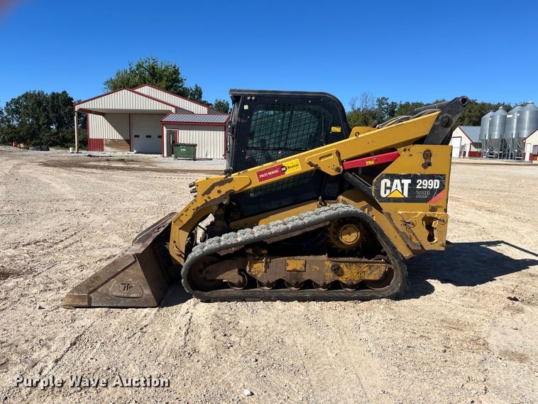 image for item FG0767 2014 Caterpillar 299D XHP tracked skid steer loader