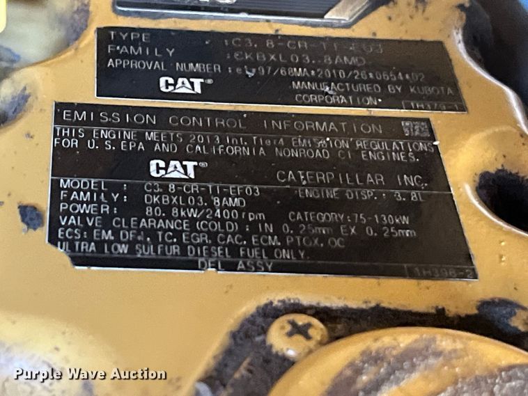 image for item FG0767 2014 Caterpillar 299D XHP tracked skid steer loader
