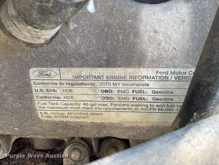 image for item FG0772 2010 Ford F550 Super Duty vacuum truck