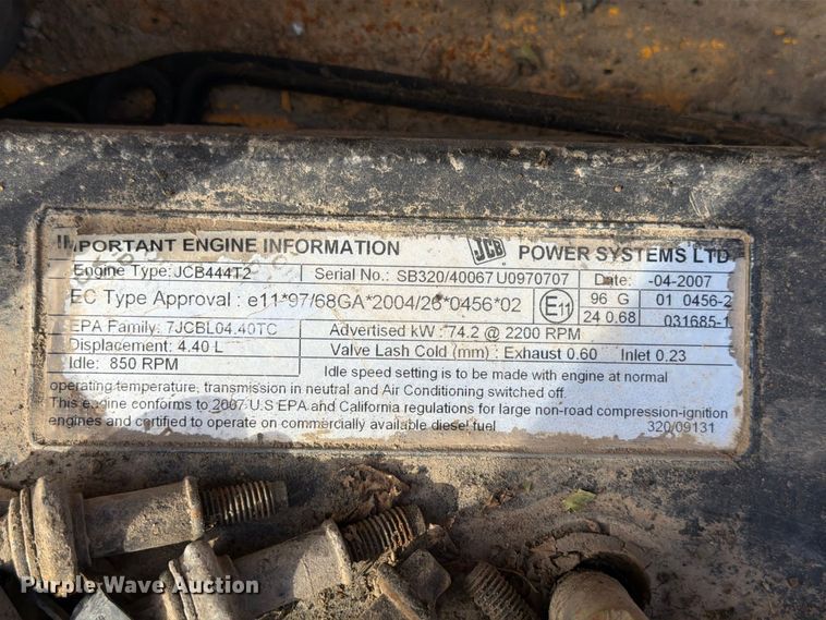 image for item FG2692 2007 JCB 508-C telehandler