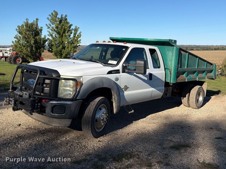 image for item FH6426 2011 Ford F550 Ext. Cab dump truck