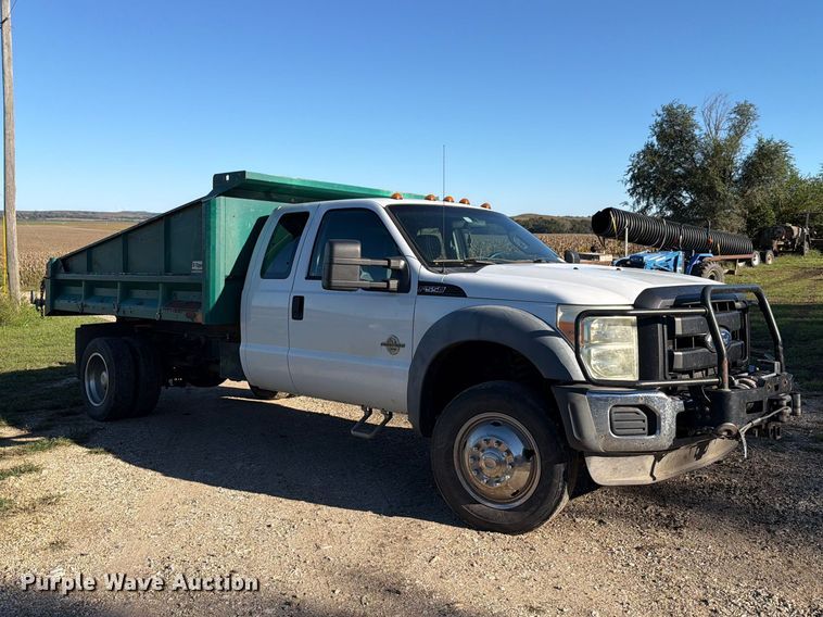 image for item FH6426 2011 Ford F550 Ext. Cab dump truck