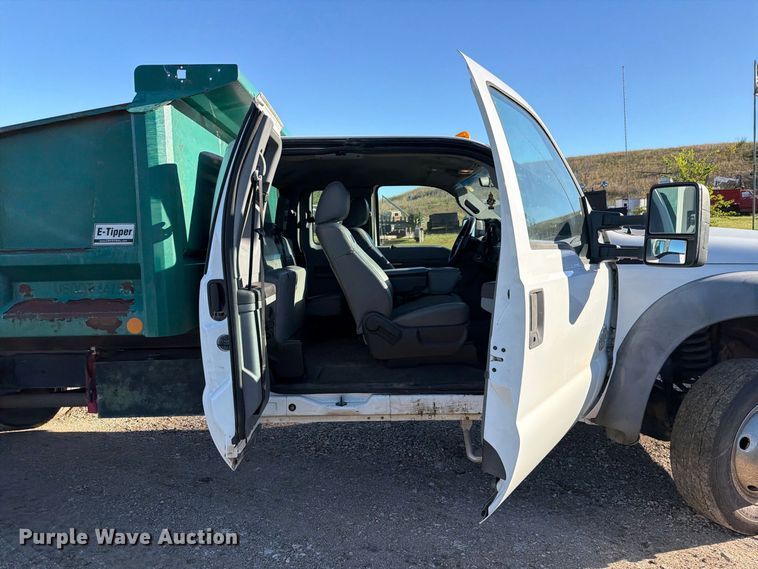 image for item FH6426 2011 Ford F550 Ext. Cab dump truck