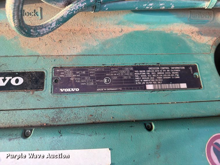 image for item FI0428 2016 Volvo DD120B double drum vibratory roller