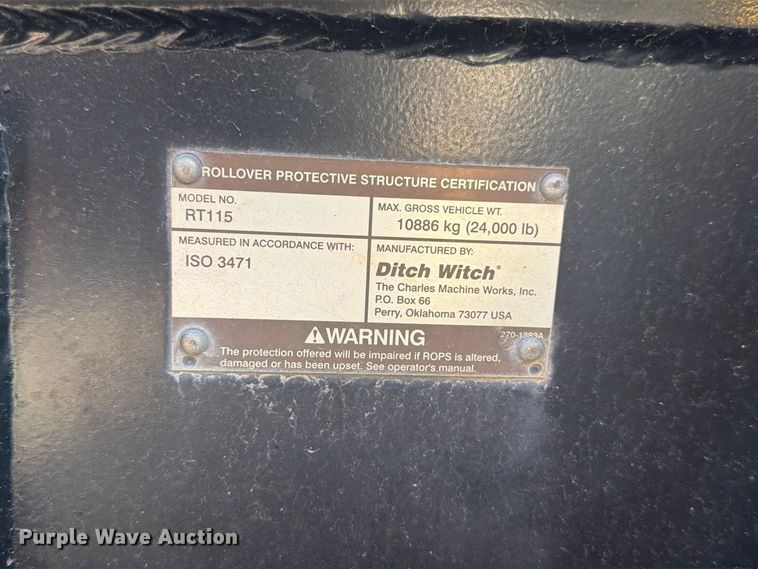 image for item FI0440 2006 Ditch Witch RT115 rock saw