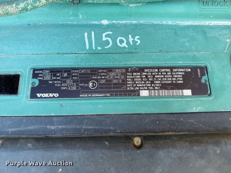 image for item FJ2030 2015 Volvo DD140B double drum vibratory roller