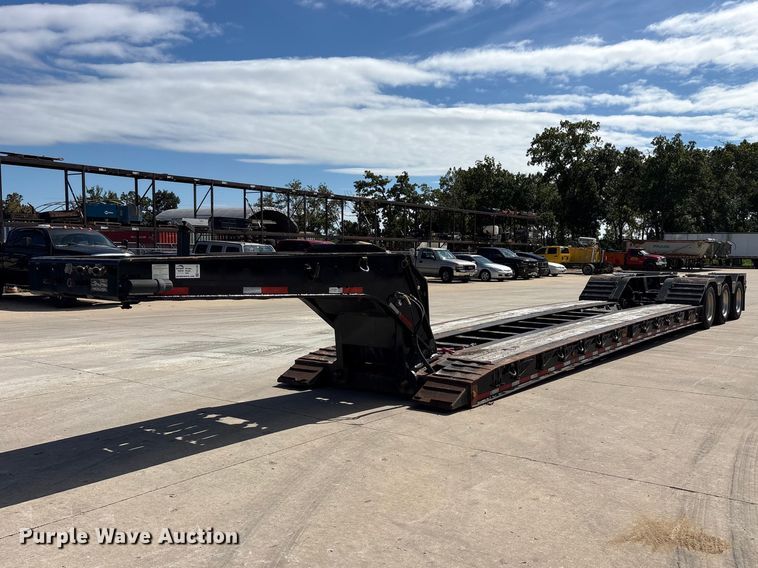 2005 Talbert lowboy equipment trailer