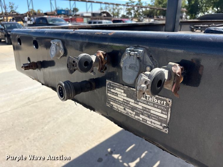 image for item FK2160 2005 Talbert lowboy equipment trailer