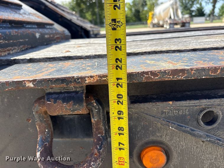 image for item FK2160 2005 Talbert lowboy equipment trailer