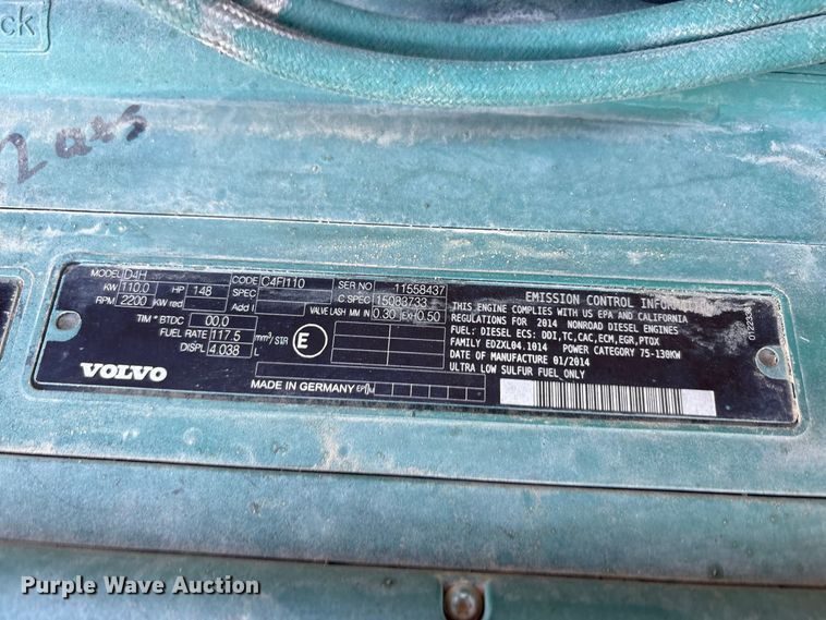 image for item FK2163 2014 Volvo DD140B double drum vibratory roller