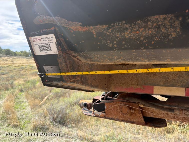 image for item FK4654 1996 Lufkin end dump trailer