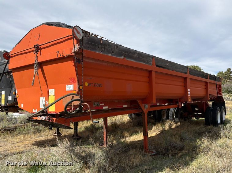 image for item FK4655 1997 Lufkin end dump trailer