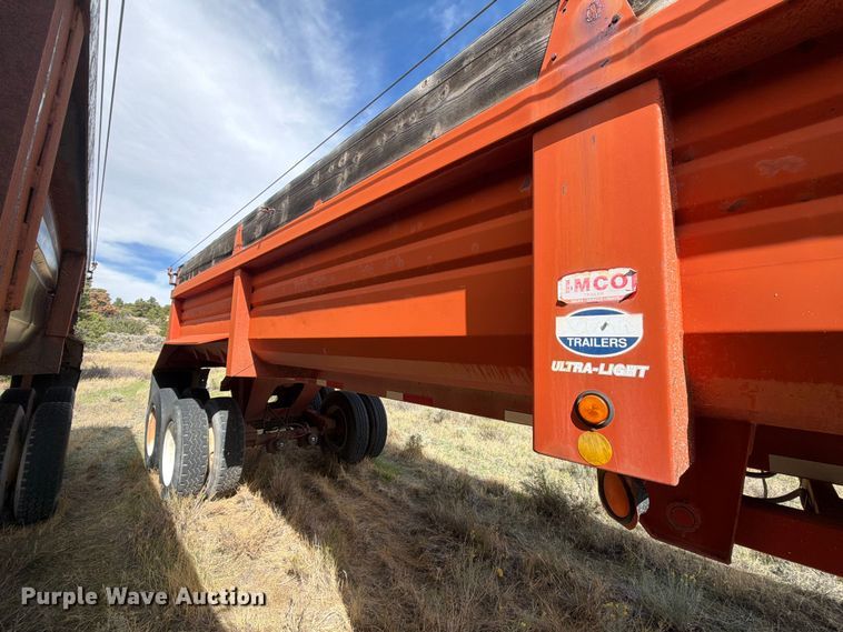 image for item FK4655 1997 Lufkin end dump trailer