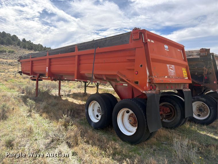 image for item FK4655 1997 Lufkin end dump trailer
