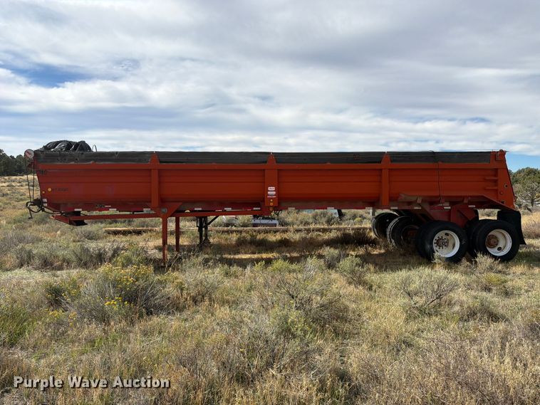 image for item FK4655 1997 Lufkin end dump trailer