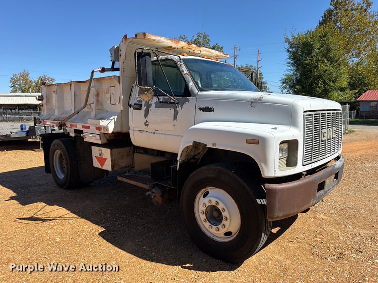 image for item FK5290 1995 GMC C7 dump truck