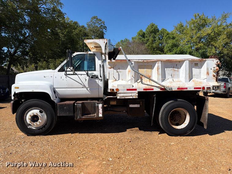 image for item FK5290 1995 GMC C7 dump truck