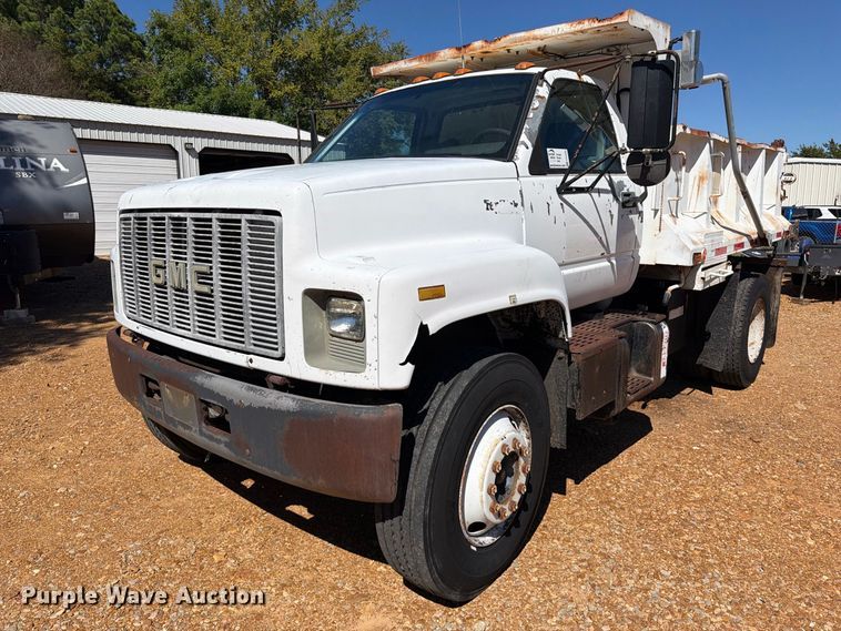 image for item FK5290 1995 GMC C7 dump truck