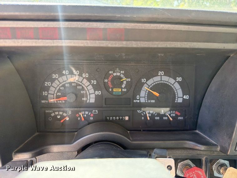 image for item FK5290 1995 GMC C7 dump truck