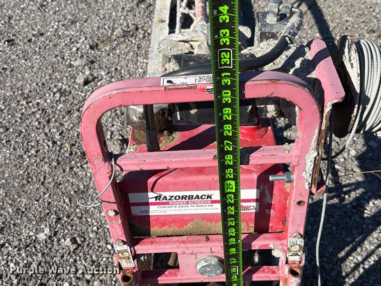 image for item FK5296 2019 Bartell 0MS1-0201A concrete screed